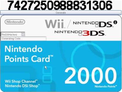 It indicates, "Click to perform a search". . My nintendo point code generator
